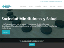 Tablet Screenshot of mindfulness-salud.org